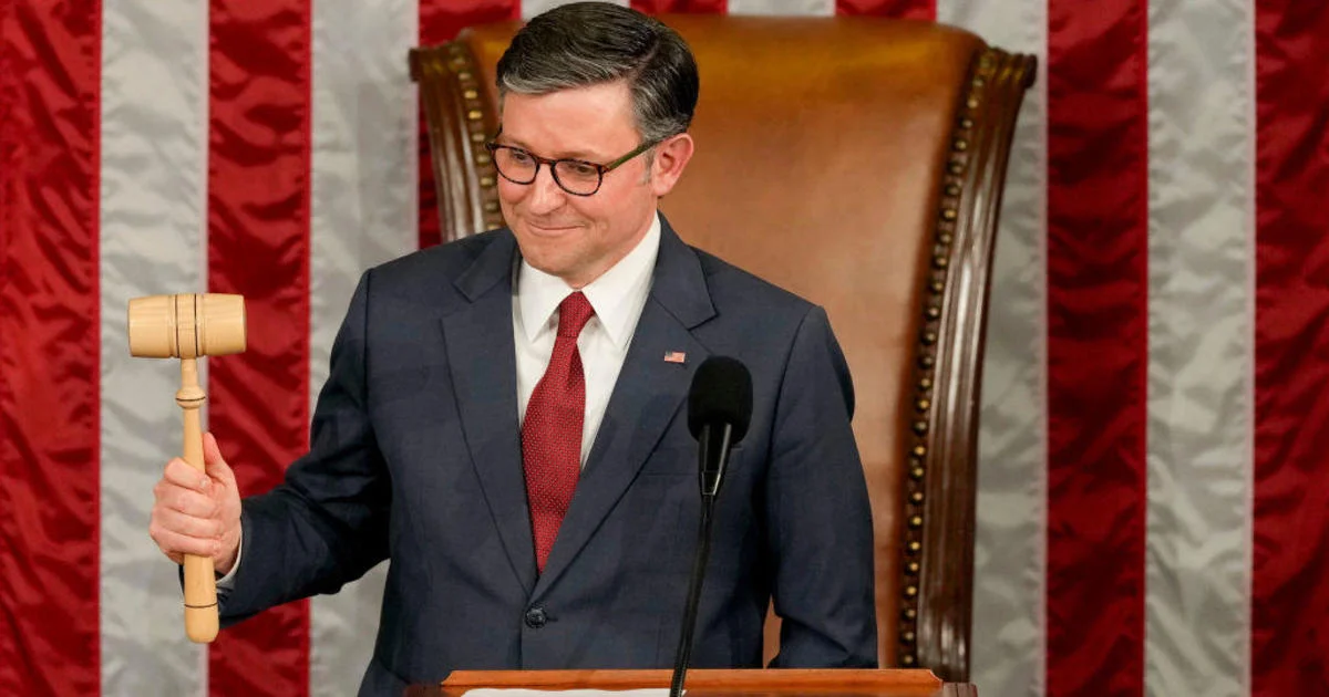 Kongres Bersidang Untuk Pemungutan Suara Ketua DPR Mike Johnson