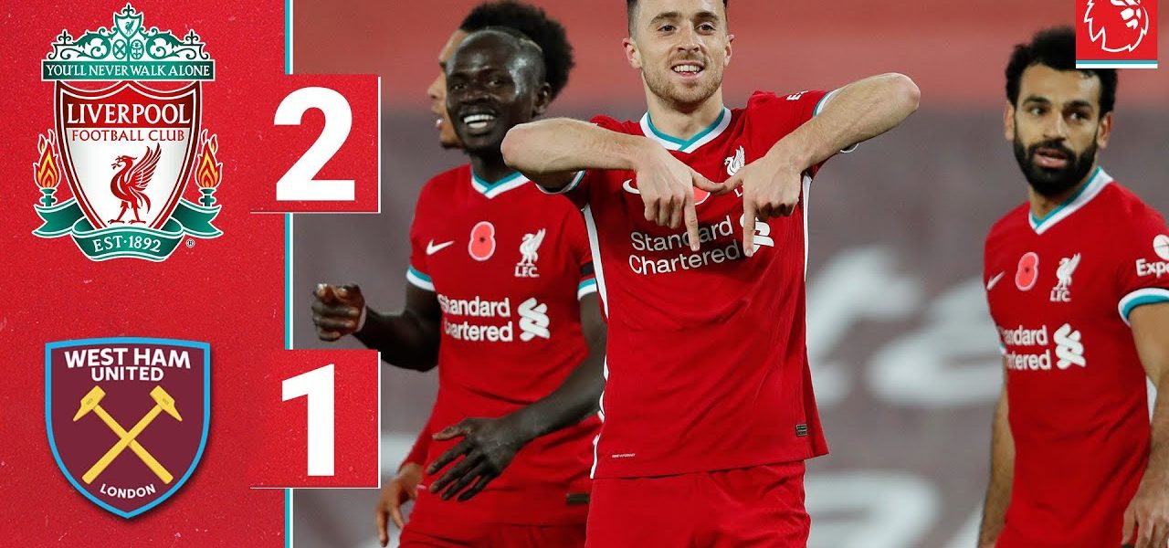 Hasil Liverpool vs West Ham United, Skor 2-1
