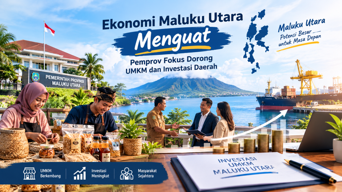Ekonomi Maluku Utara Menguat, Pemprov Dorong UMKM
